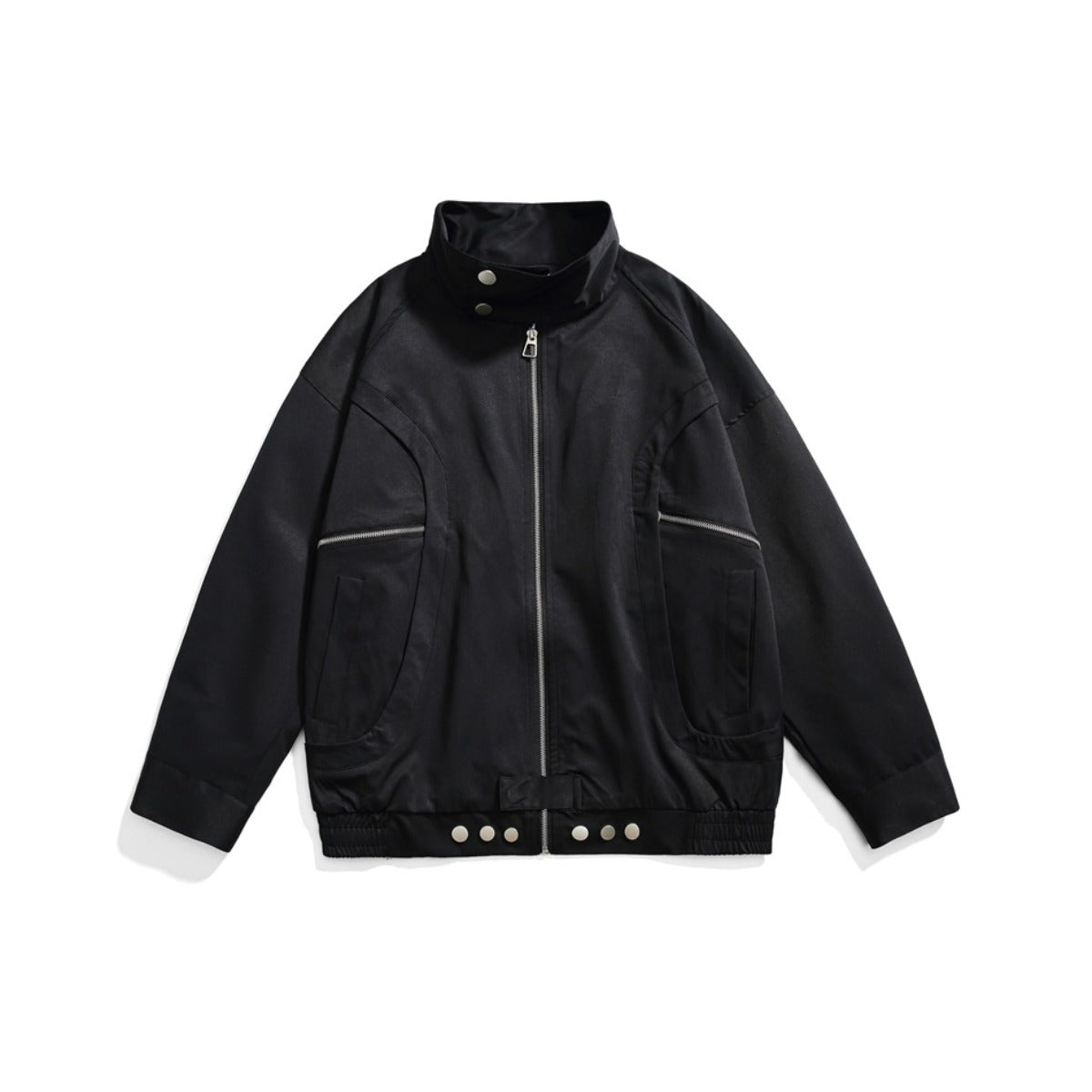 Unisex Jacket Vintage Spring and Autumn Coat Men's and Women's Casual Loose Lapel Jacket