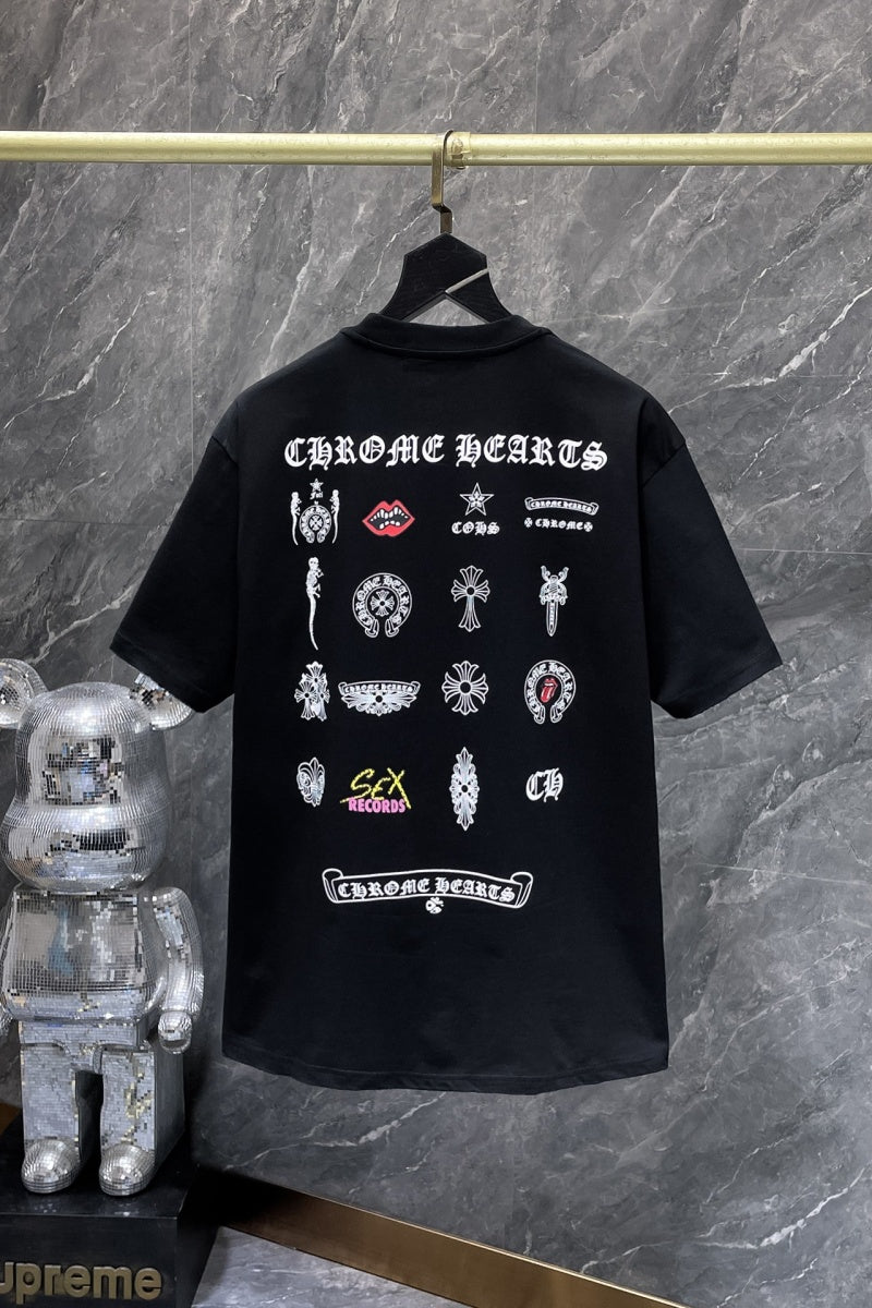 Chrome heart T shirts High-quality 100% cotton streetwear