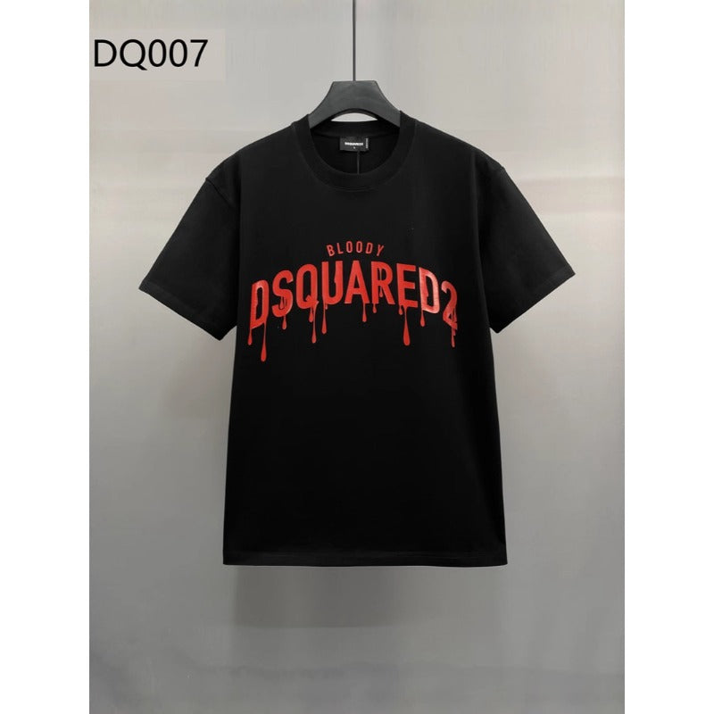 DSQ2 T Shirts small letter flower tide brand
