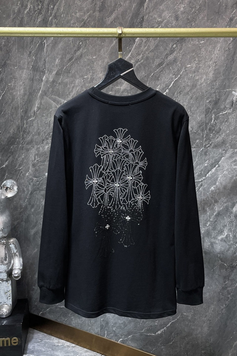 Chrome heart Long Sleeve Shirts High-quality 100% cotton streetwear