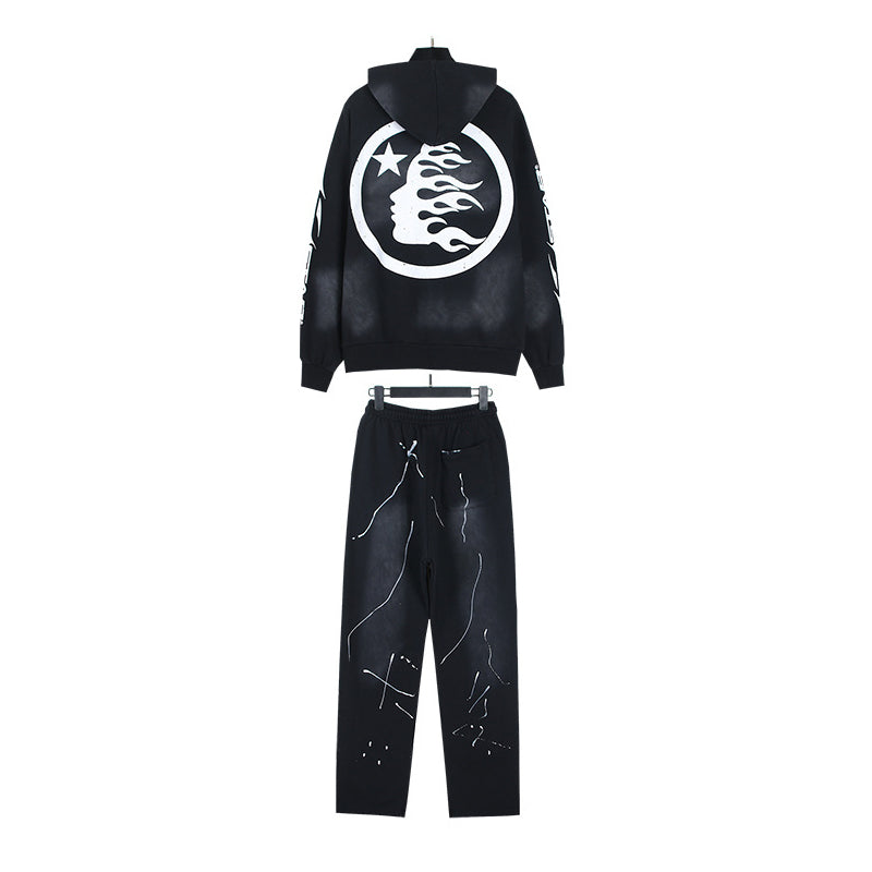 HS Hoodie And Pants Two-Piece Set