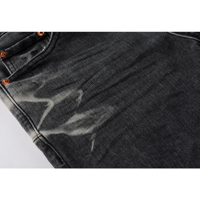 Mens trendy purple jeans, 100% cotton Pure Cotton High Street Trend