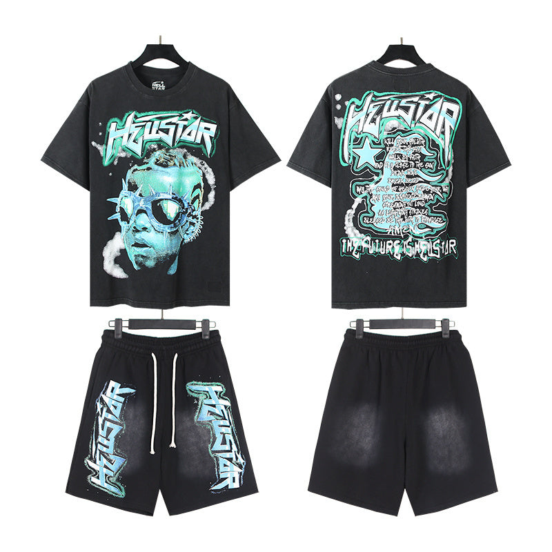 HS T-Shirt And Shorts Two-Piece Set