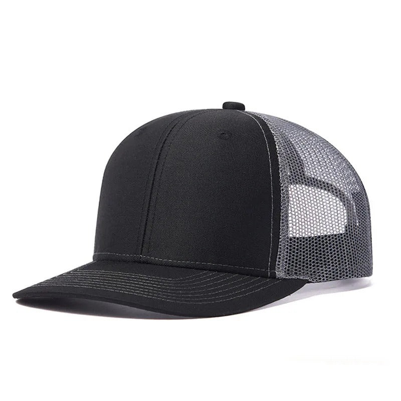 Trendy flat brimmed snapback hats breathable