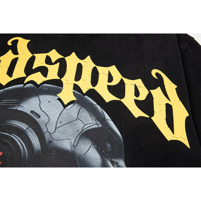 Godspeed T-Shirt Retro Fantasy Pattern