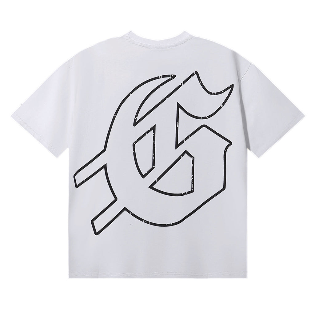 Godspeed T Shirts Skateboard Skull Junior Print Cotton Casual Short Sleeve Men and Women