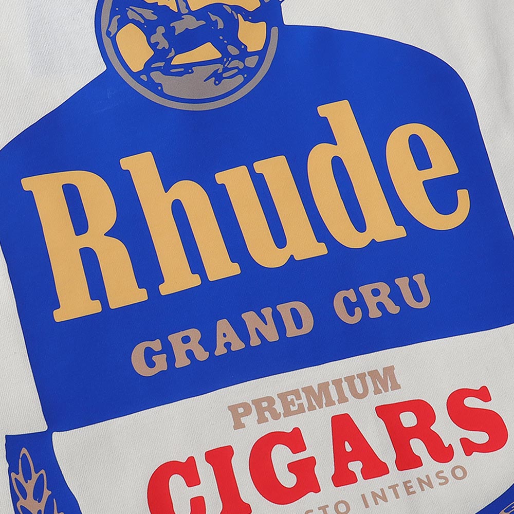 Rhude T Shirts Wine Printing Cotton Casual Short Sleeve Men and Women
