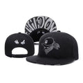 Trendy flat brimmed snapback hats men's and women's hats adjustable