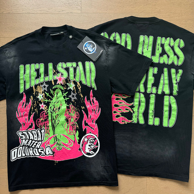 HS  T Shirts Washed Aging Process