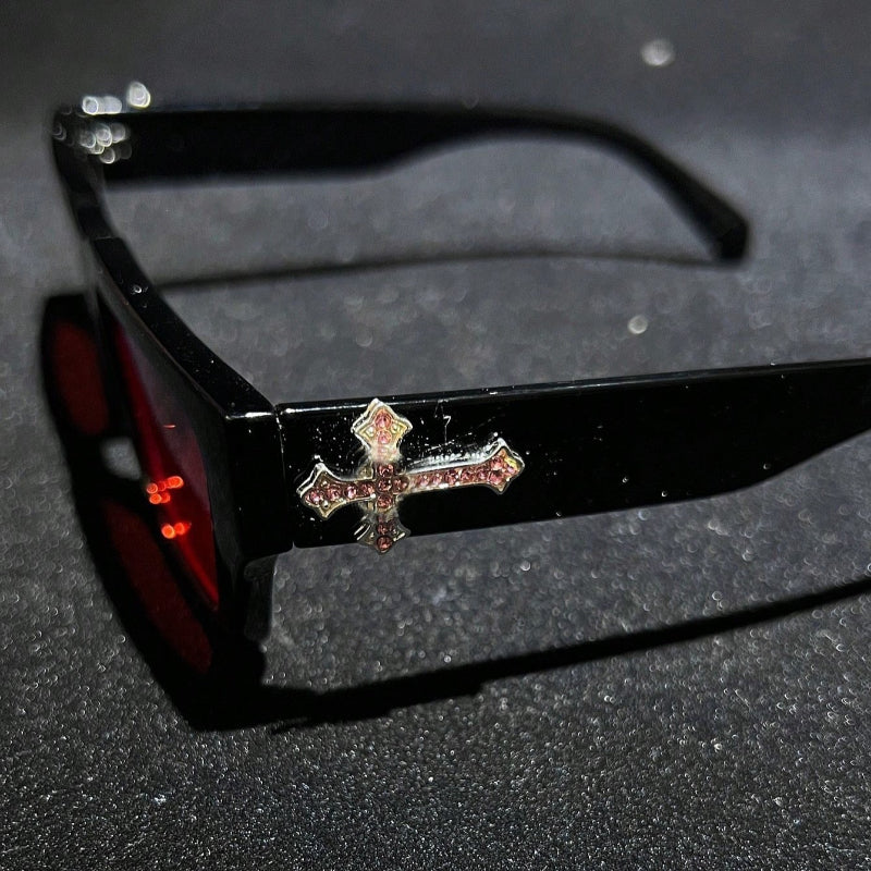 Chrome Hearts Glasses Thick Legs Sunglasses Bouncing Bar Hip Hop