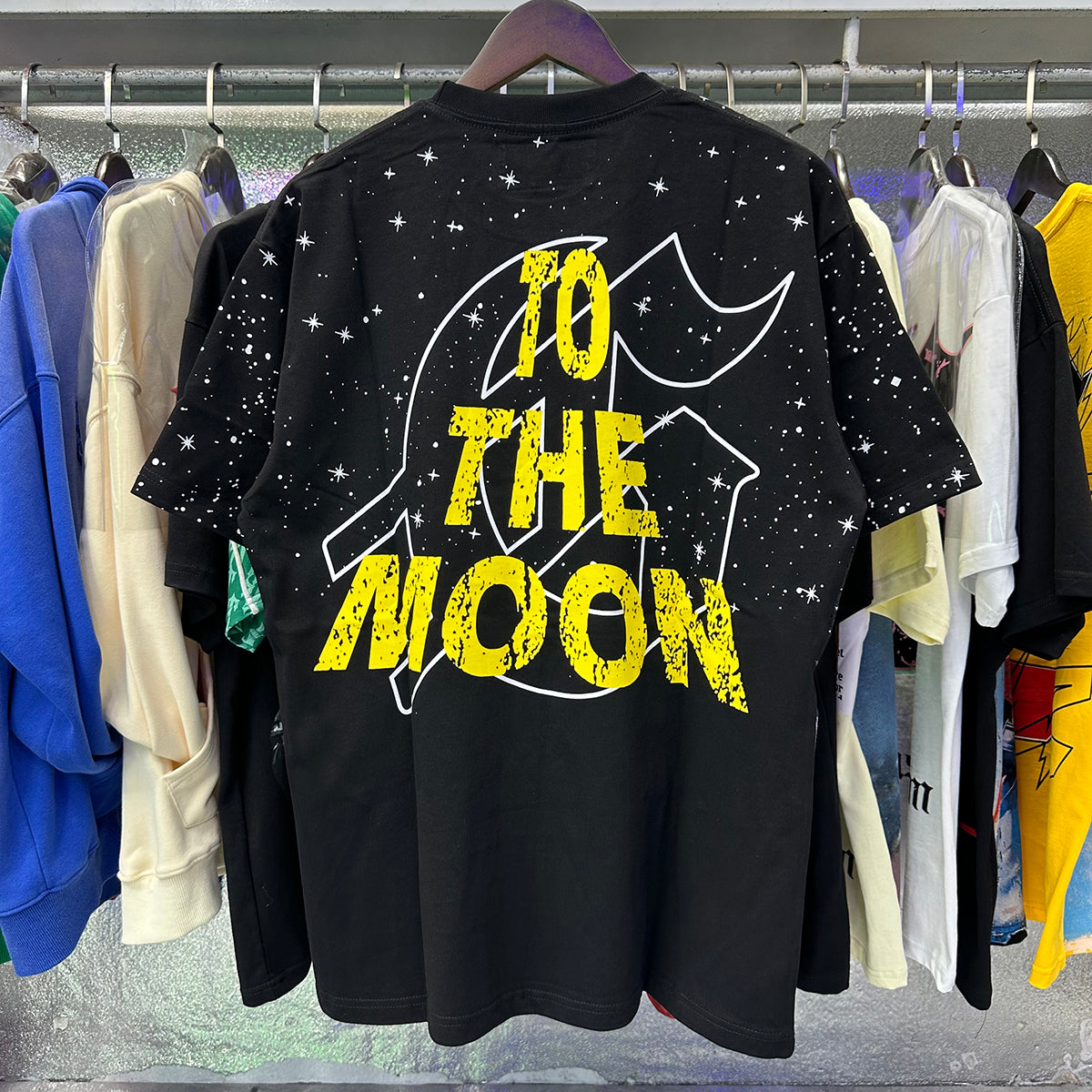 Godspeed T Shirts Astronaut Earth Gypsy Printing Cotton Casual Short Sleeve Men and Women