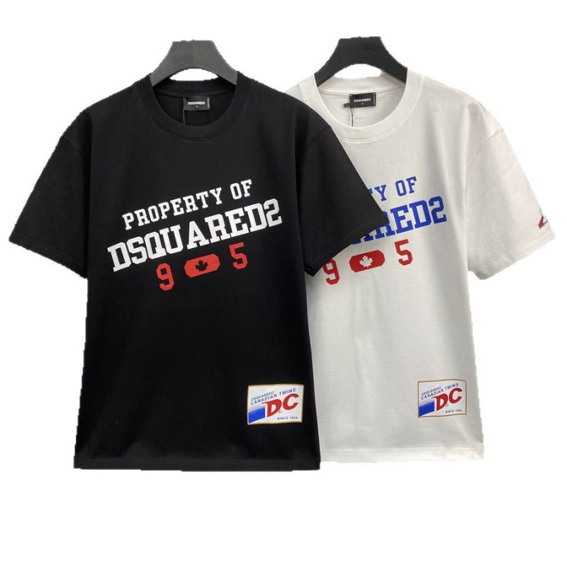 DSQ2 T Shirts Alphabet Top Bottom Shirt