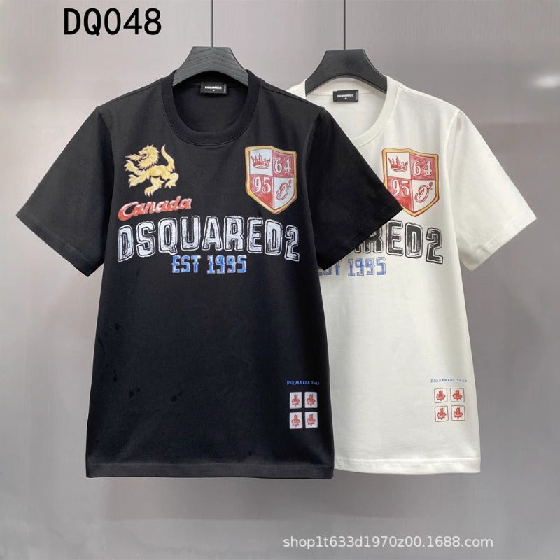 DSQ2 T Shirts Tide Crew Neck Base