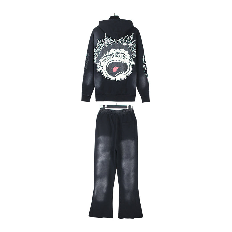 HS Hoodie And Pants Two-Piece Set