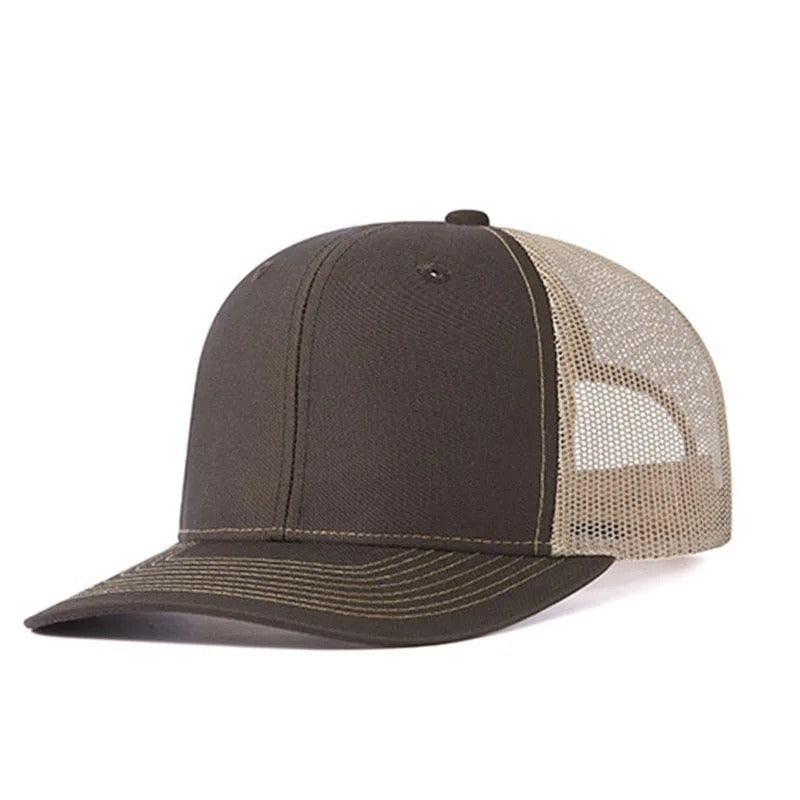 Trendy flat brimmed snapback hats sunshade net hat