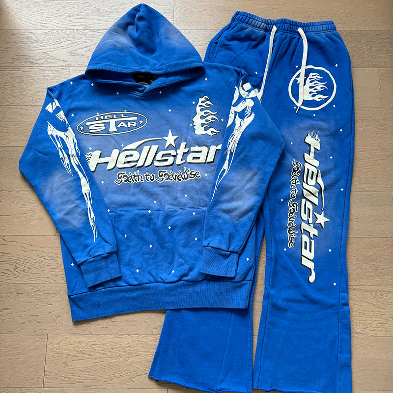 HS Hoodie And Pants Two-Piece Set