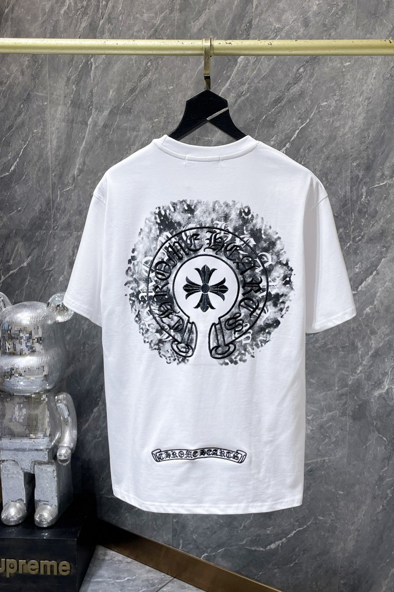 Chrome heart T shirts High-quality 100% cotton streetwear