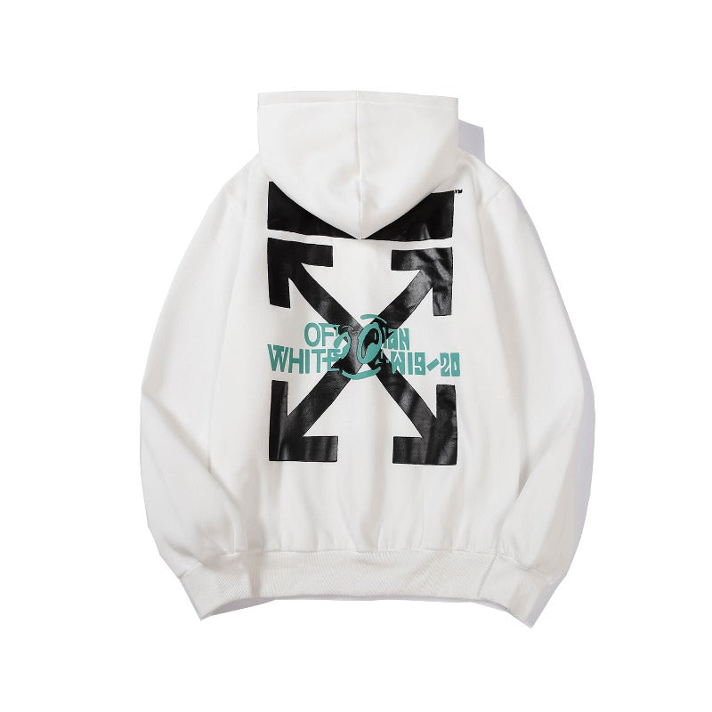 OW  hoodie speed bump landscape illustration fleece hooded