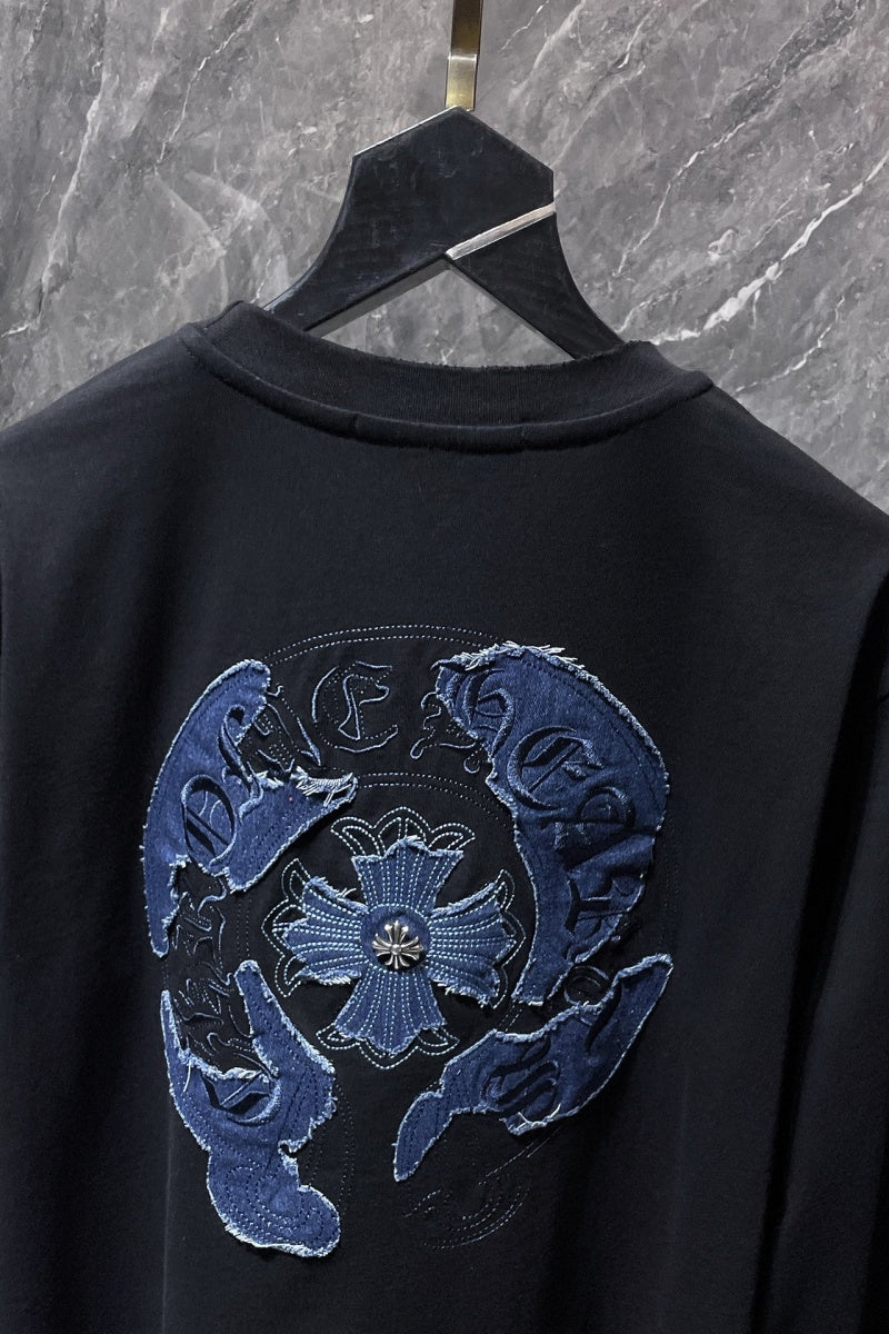 Chrome heart Long Sleeve Shirts High-quality 100% cotton streetwear