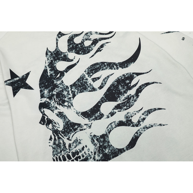 HS Long Sleeve Shirts Hip-hop loose oversize