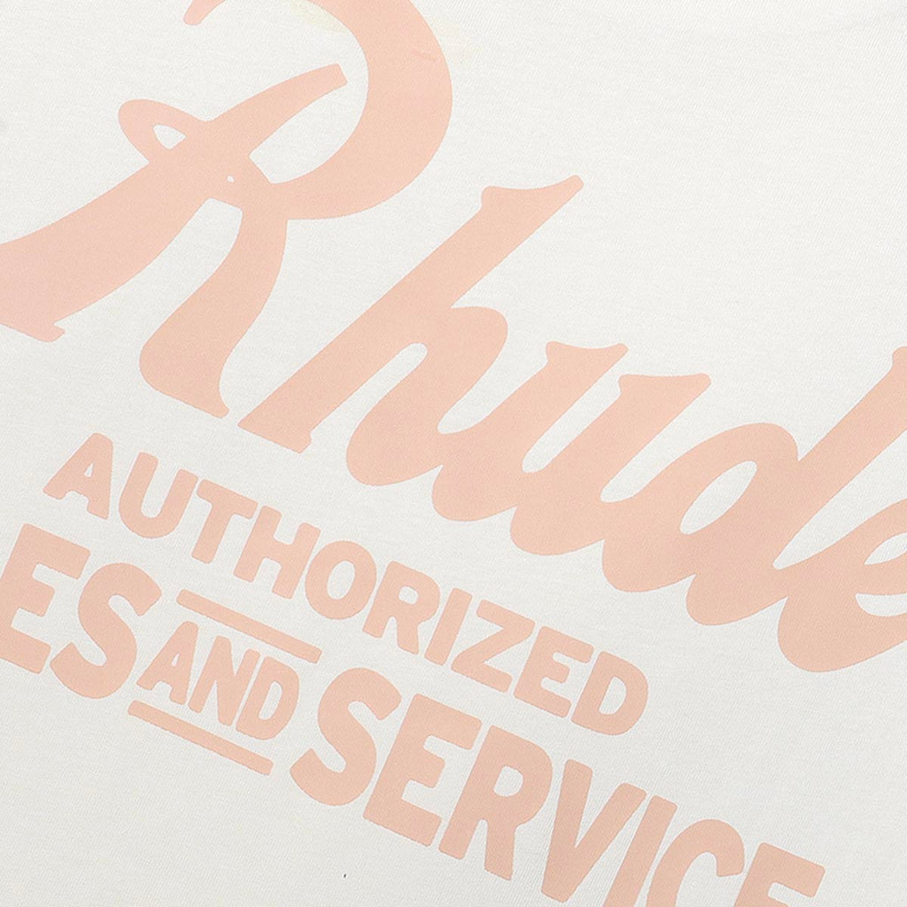 Rhude T Shirts Letter Printed Cotton Casual Short Sleeve Men and Women