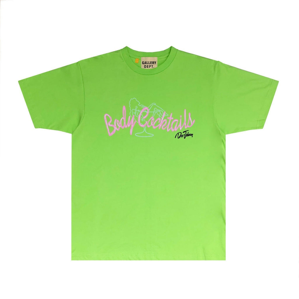 Gallery Dept T Shirt Retro Printed Loose Short-Sleeved Shirt (part2)