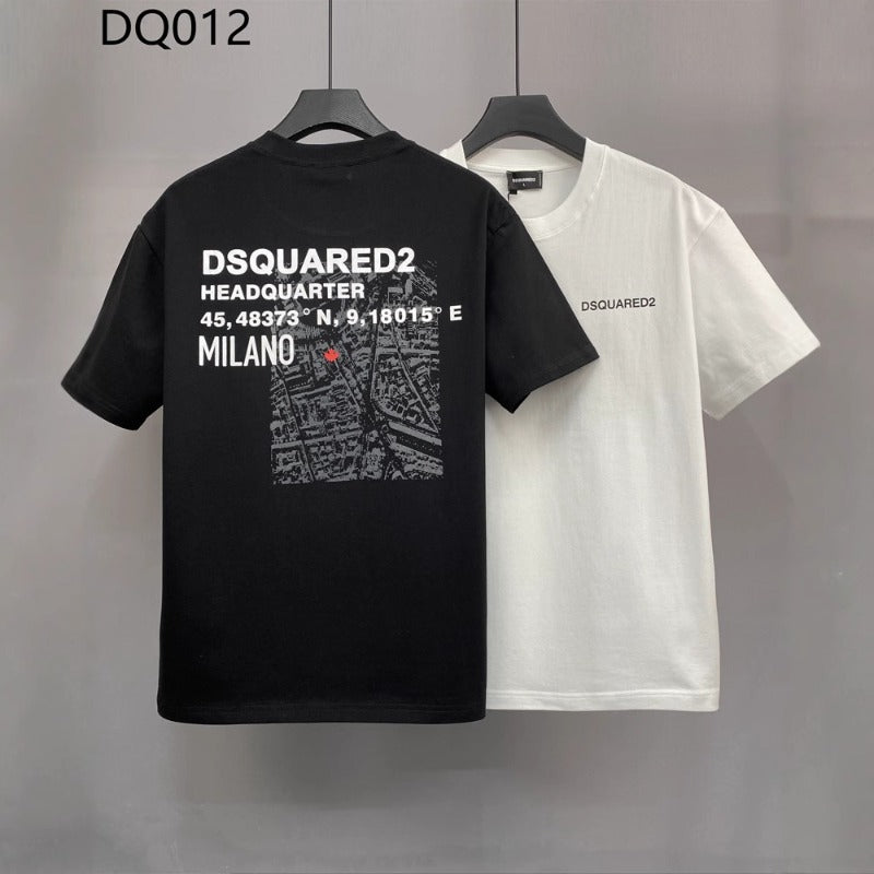 DSQ2 T Shirts Double-Sided Printed Trendy Brand