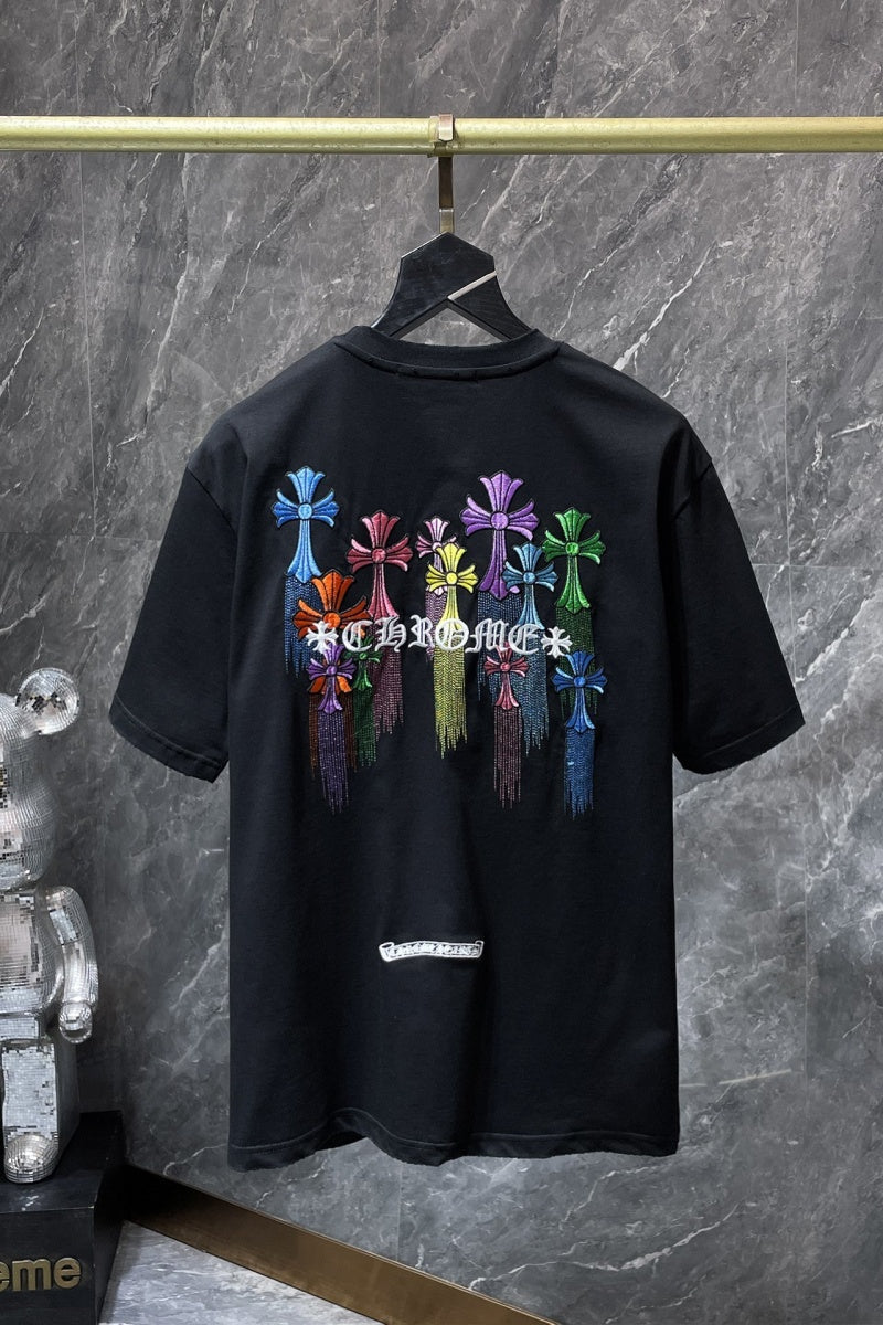 Chrome heart T shirts High-quality 100% cotton streetwear