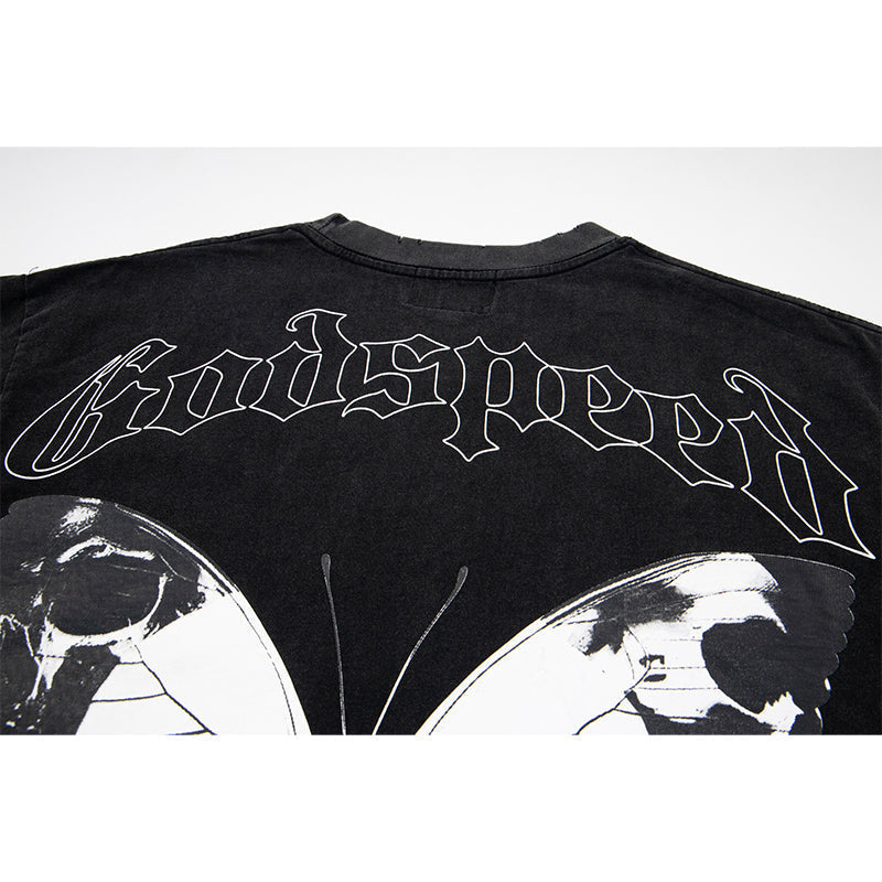Godspeed T-Shirt Retro Fantasy Pattern