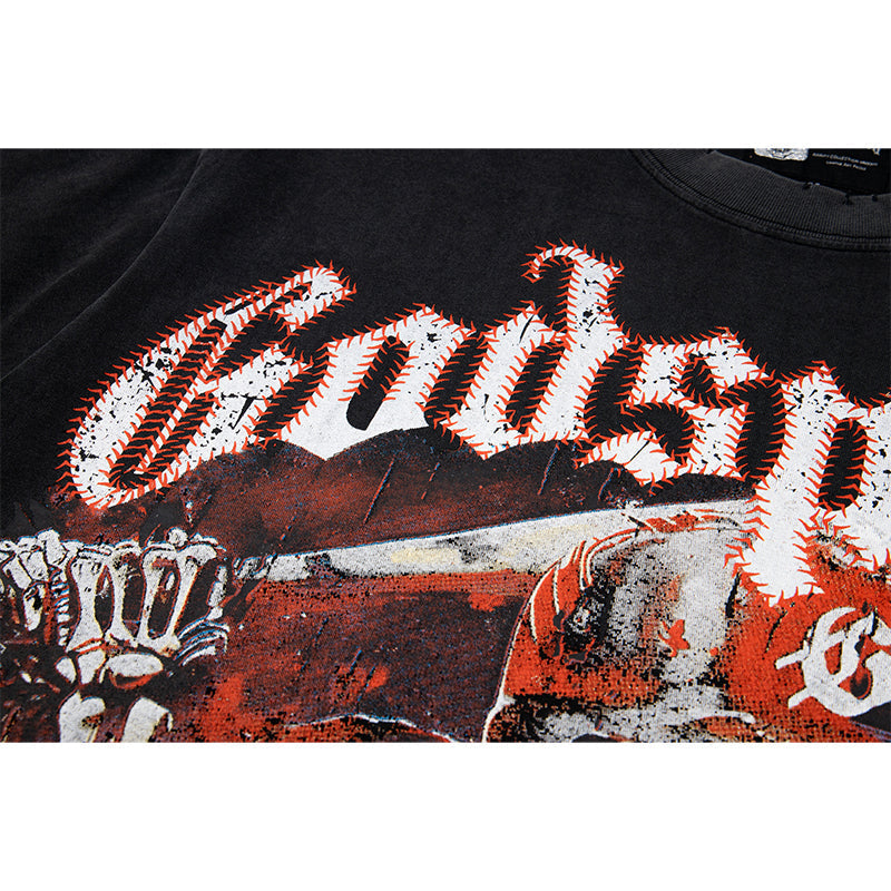 Godspeed T-Shirt Retro Fantasy Pattern