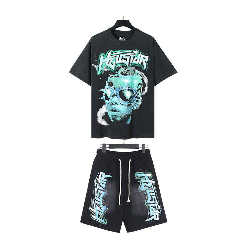HS T-Shirt And Shorts Two-Piece Set