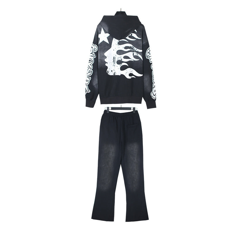 HS Hoodie And Pants Two-Piece Set