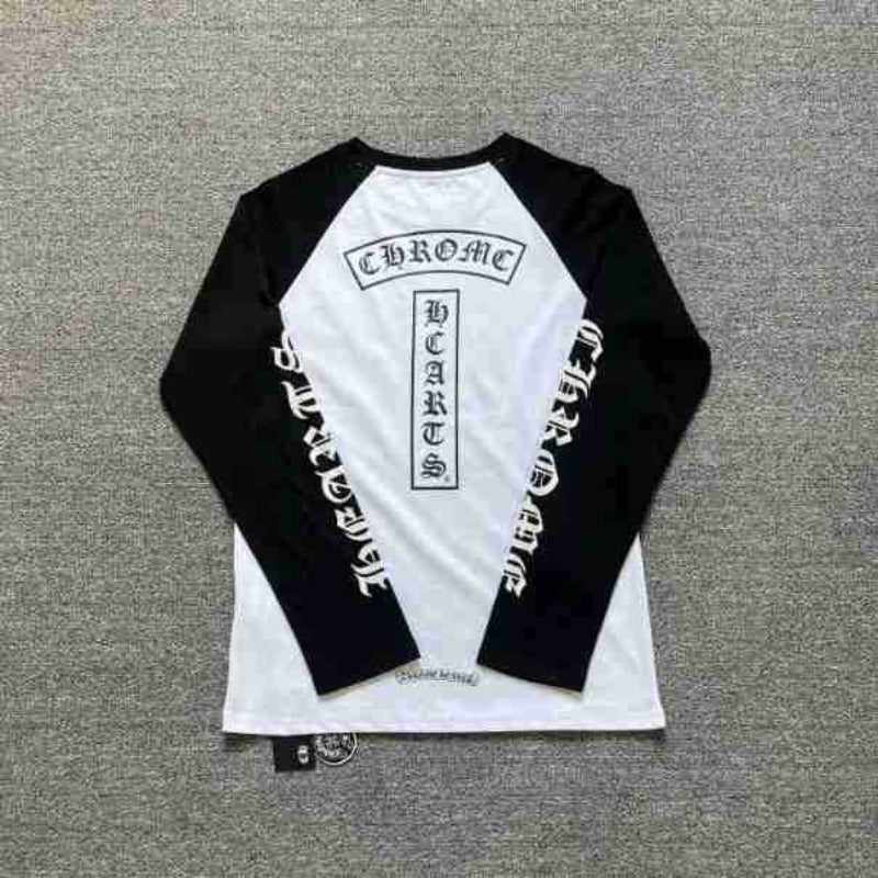 CHH  Heart Long Sleeve Shirt Unisex Fashion Loose Long Sleeve Shirt