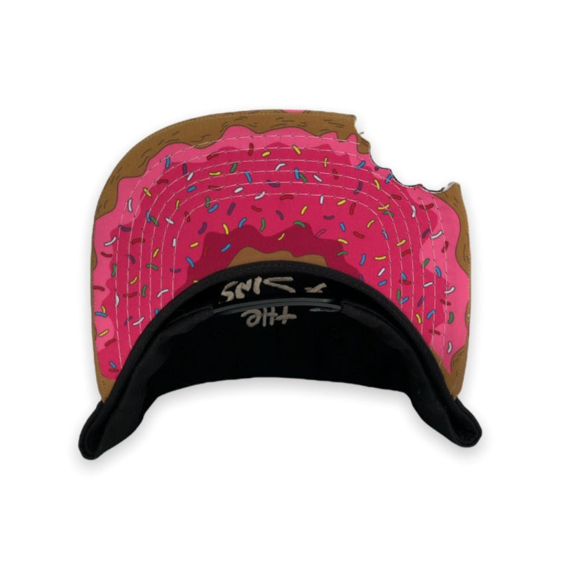 Trendy flat brimmed snapback hats cartoon adjustable