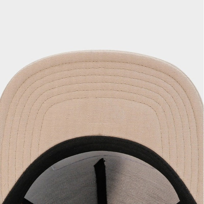 Trendy flat brimmed snapback hats sunshade breathable