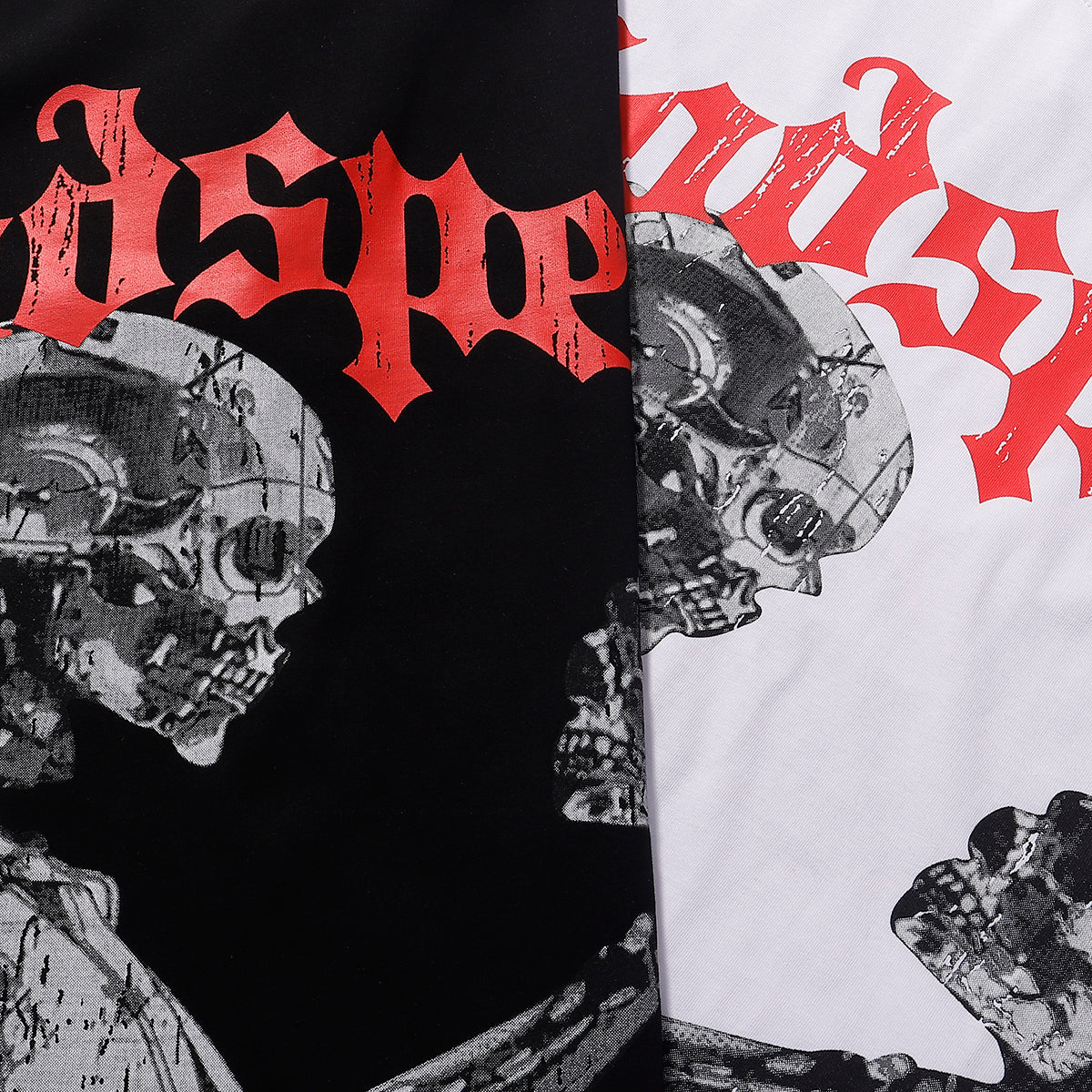 Godspeed T Shirts Technology Gaze Skull Printing Cotton Casual Short Sleeve Men and Women