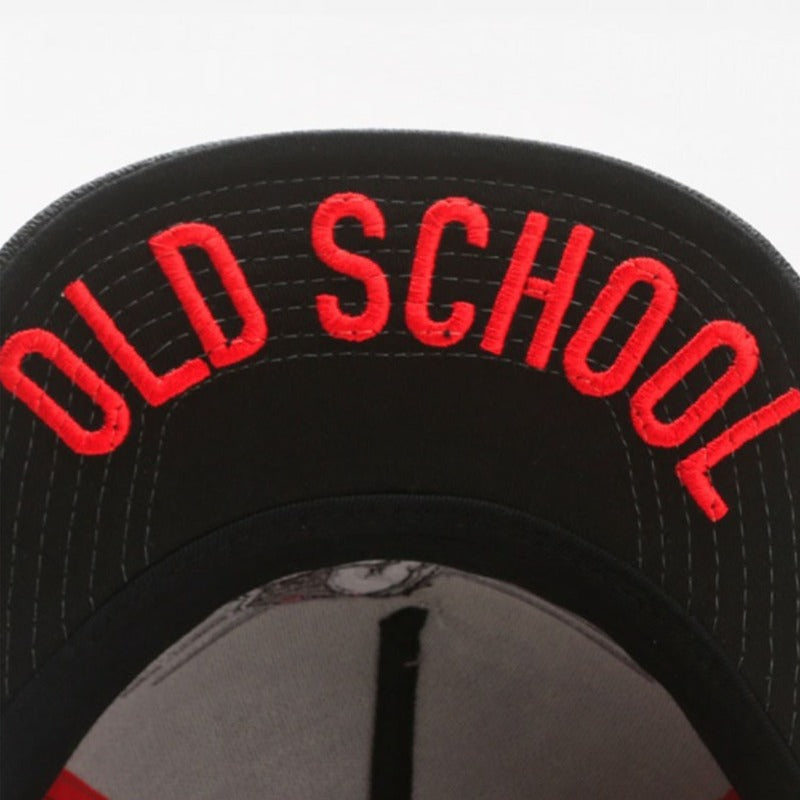 Trendy flat brimmed snapback hats cartoon