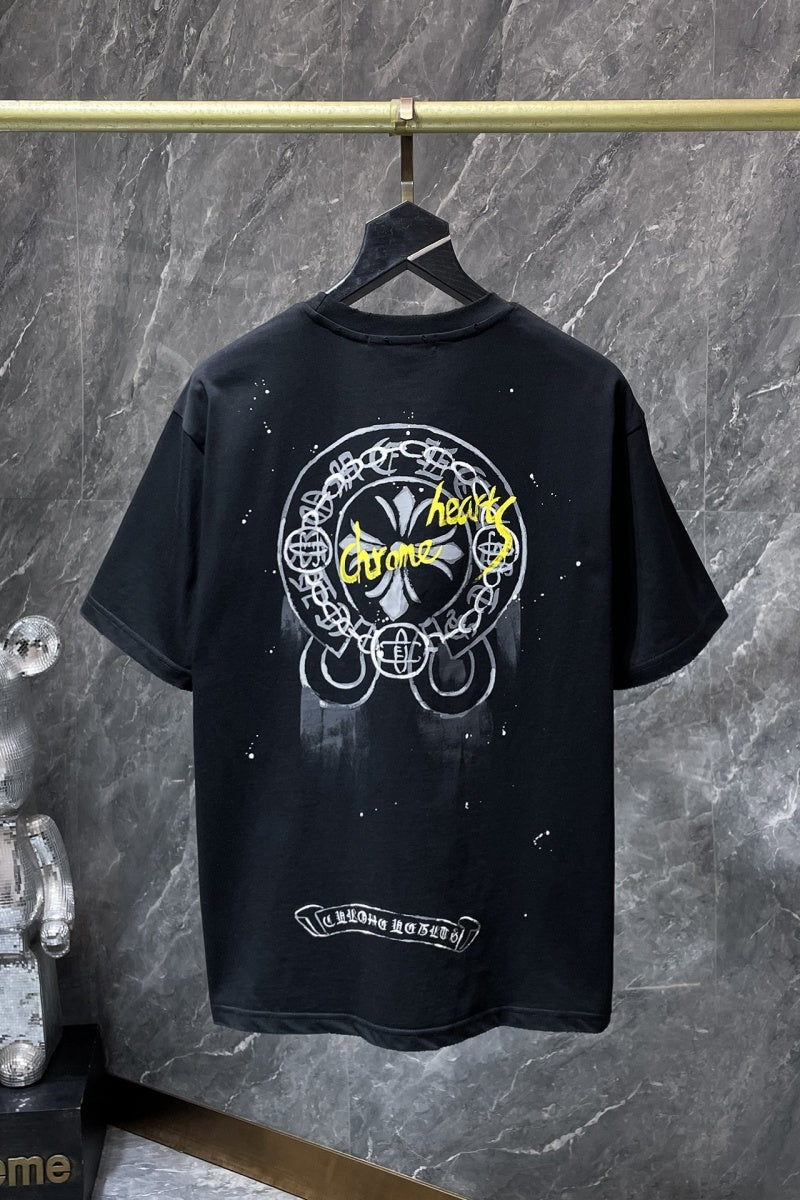 Chrome heart T shirts High-quality 100% cotton streetwear