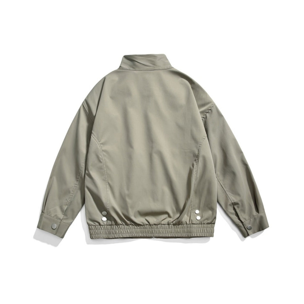 Unisex Jacket Vintage Spring and Autumn Coat Men's and Women's Casual Loose Lapel Jacket