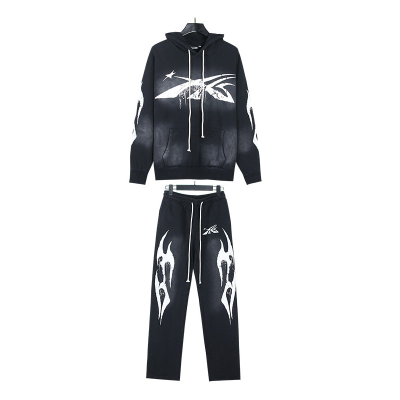 HS Hoodie And Pants Two-Piece Set