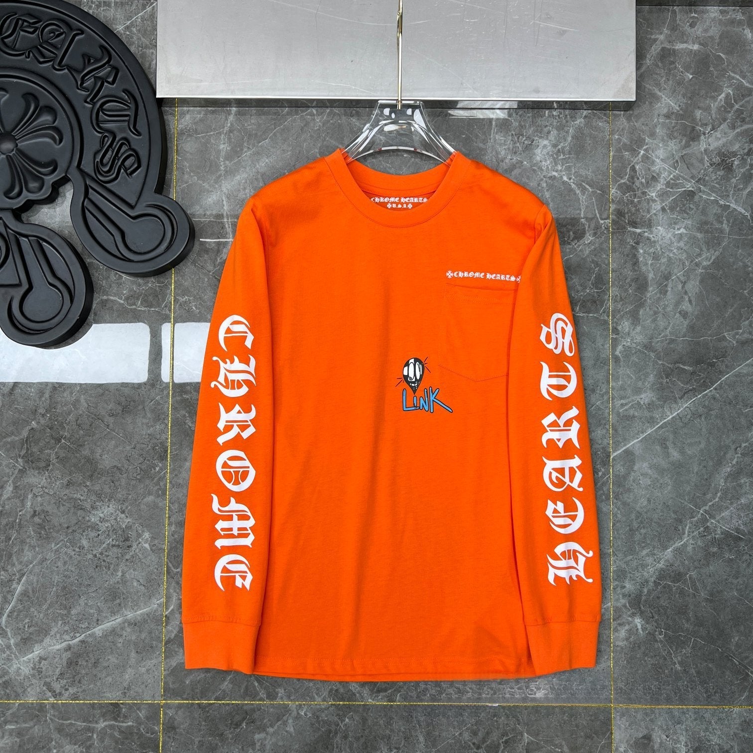CHH  Heart Long Sleeve Shirt Unisex Fashion Loose Long Sleeve Shirt