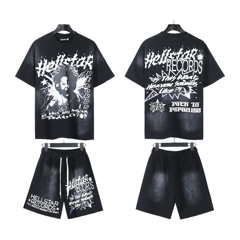 HS T-Shirt And Shorts Two-Piece Set