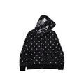 Bathing ape hoode bape polka dot black joint autum