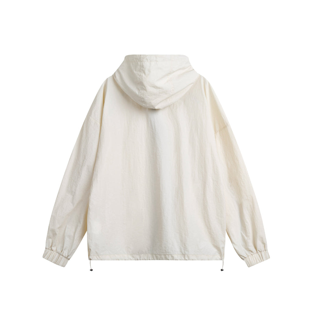 Unisex Jacket Retro Hooded Coat Jacket Sun Protection Top
