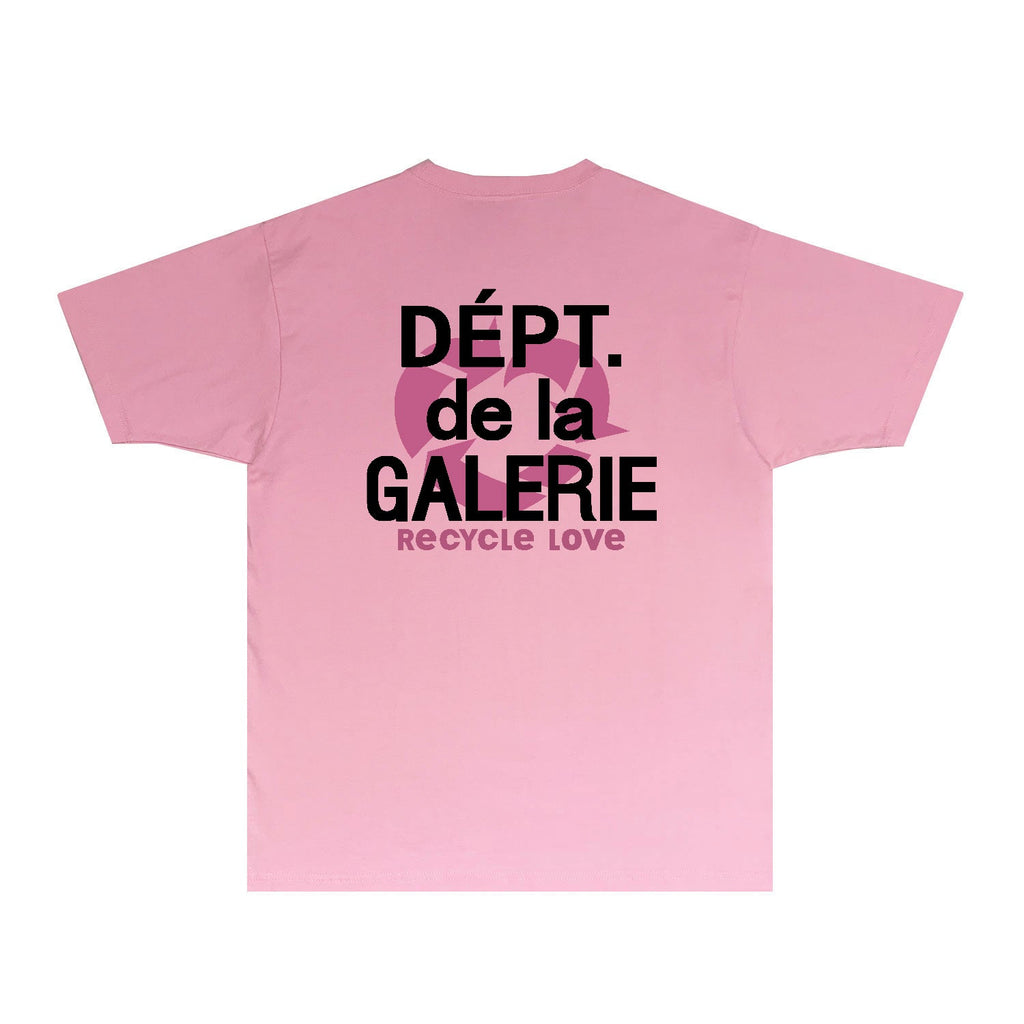 Gallery Dept T Shirt Retro Printed Loose Short-Sleeved Shirt (part2)