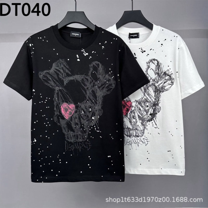DSQ2 T Shirts Tide Letter Print