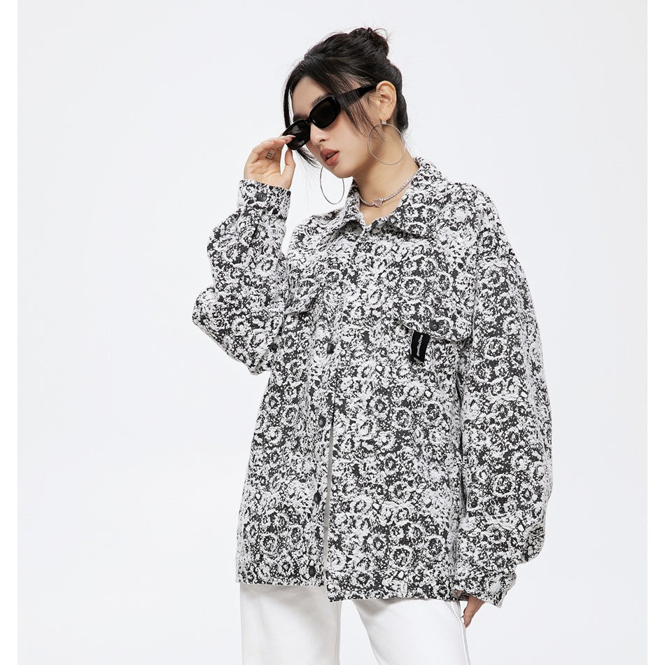 Unisex Jacket Vintage Loose Top Jacket