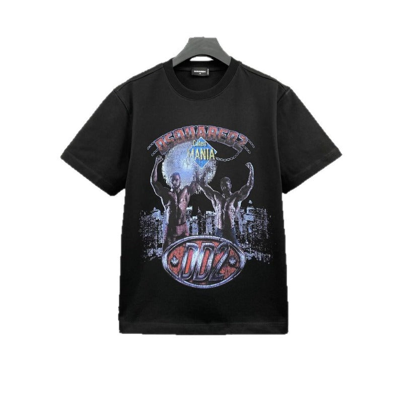 DSQ2 T Shirts Rock Style Print