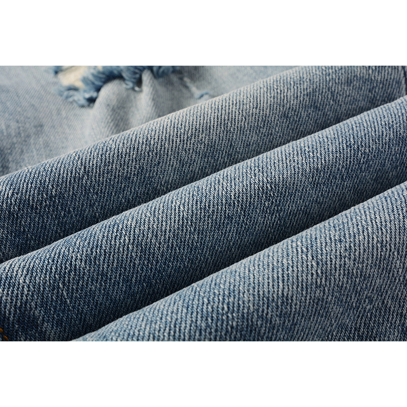 Mens trendy purple jeans, 100% cotton Pure Cotton High Street Trend