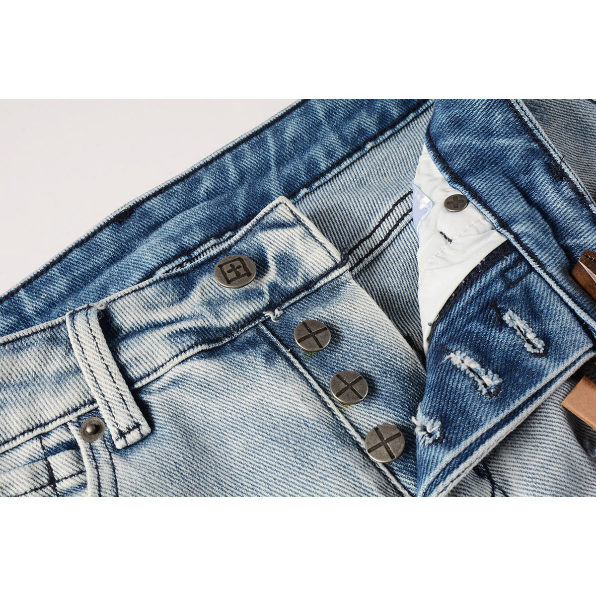 KSUBI Jeans Men's Straight High Street Pants